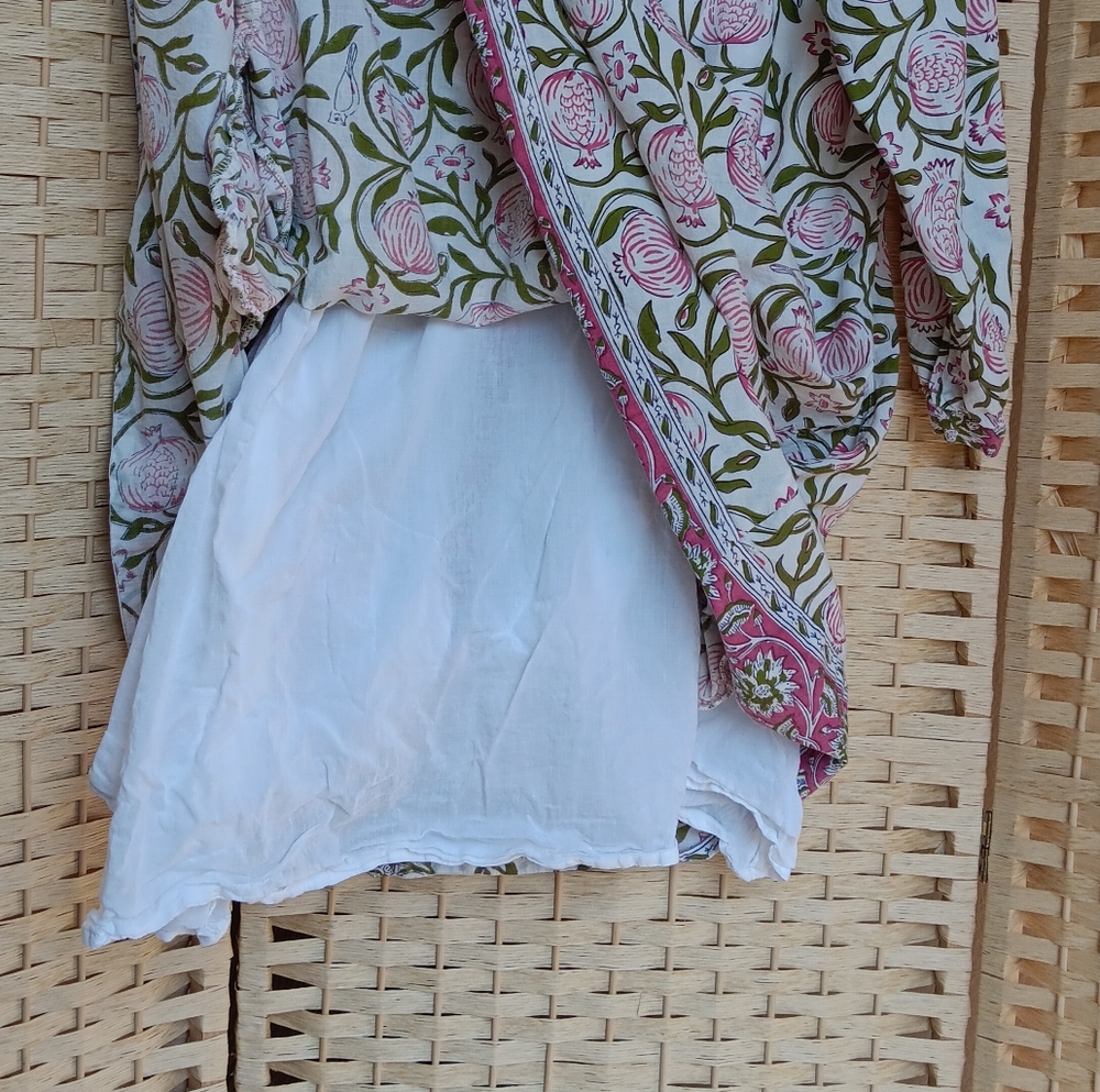 Chanel Floral Pink and Green Dress - Picture 13 of 14